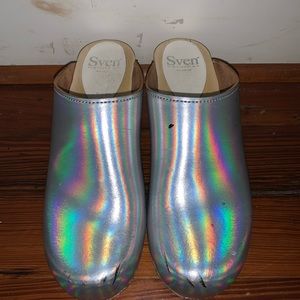 Sven holographic clogs, size 41